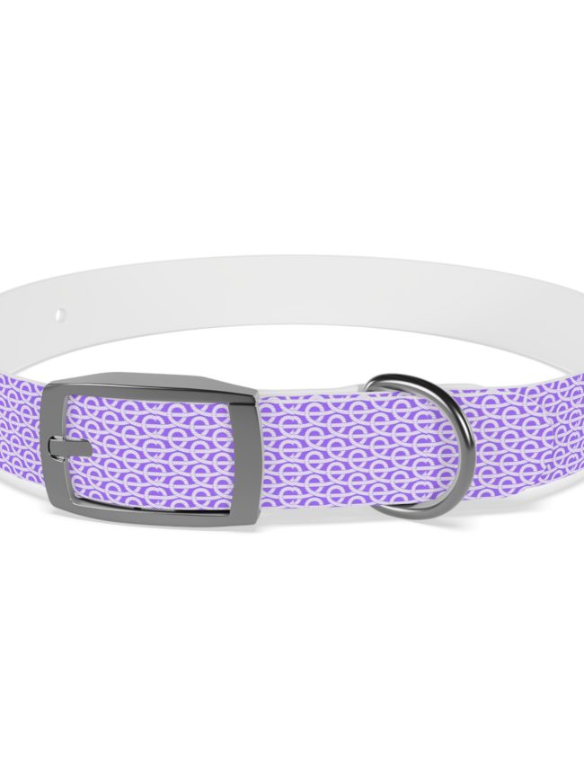 Stylish Purple Dog Collar, Custom Pet Accessories, Trendy Dog Gear, Puppy Gift, Durable Dog Fashion