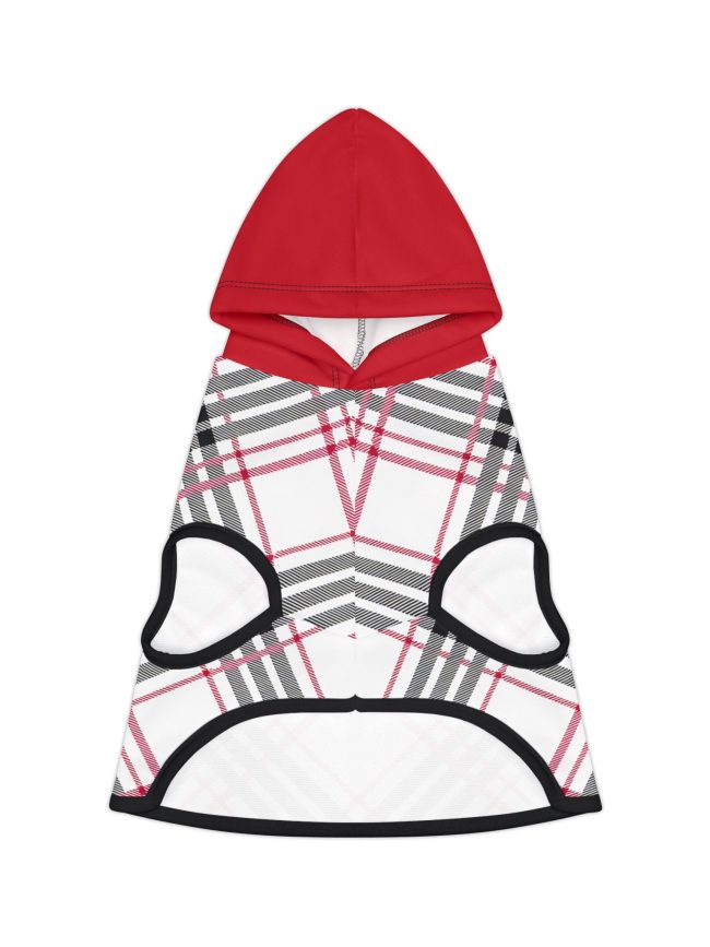 Stylish Pet Hoodie with Trendy Plaid Design, Cozy Dog Apparel, Perfect for Pets, Pet Gift, Winter Fashion for Dogs