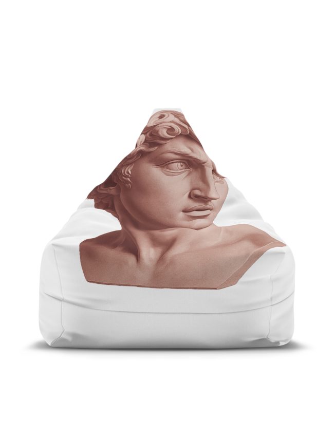 Artistic Bean Bag Chair Cover - Classical Sculptural Design