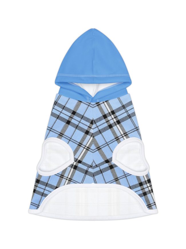 Plaid Pet Hoodie - Cozy Dog Sweater for Pets, Cute Hoodie for Dogs, Stylish Pet Apparel, Warm Hoodie for Doggie, Pet Gift for Winter