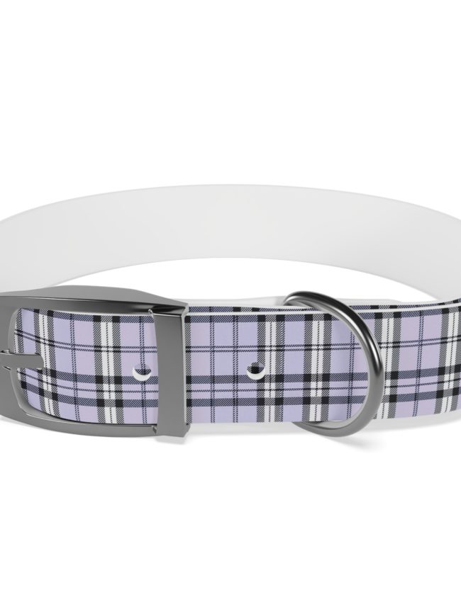 Chic Plaid Dog Collar, Stylish Pet Accessory, Customizable Dog Gear, Dog Gift, Trendy Pet Collar