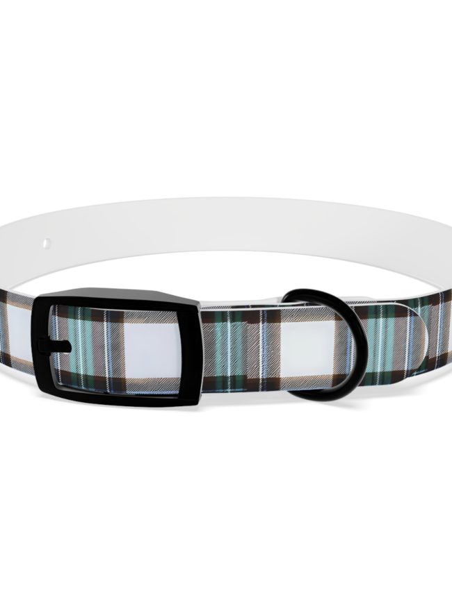 Stylish Dog Collar, Adjustable Pet Collar, Plaid Dog Accessory, Customizable Dog Collar, Trendy Dog Gear, Dog Owner Gift