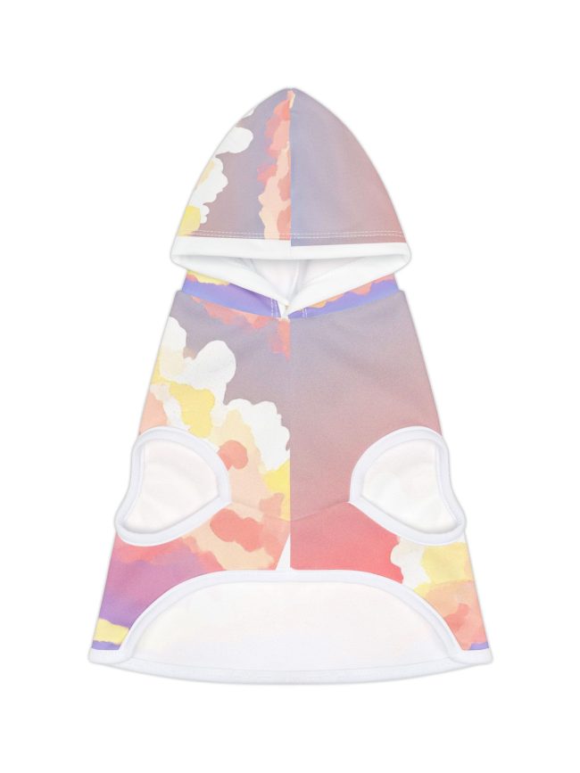 Colorful Sky Pet Hoodie | Cozy Dog Sweater for Cool Weather, Cute Pet Outfit for Dogs, Adorable Gift for Pet Lovers, Stylish Puppy Apparel