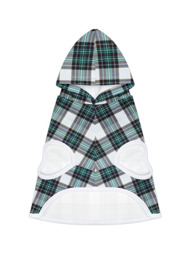 Cozy Plaid Pet Hoodie for Winter, Cute Dog Apparel, Fashionable Canine Outfit, Plaid Dog Clothing, Pet Gift for Furry Friends