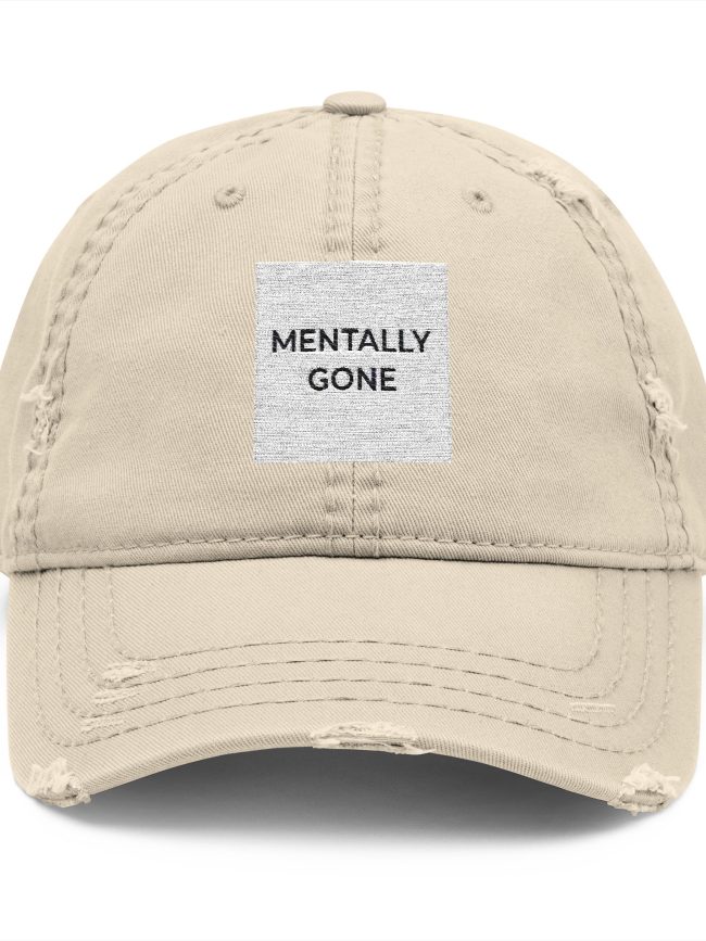 Distressed Dad Hat (Embroidery)