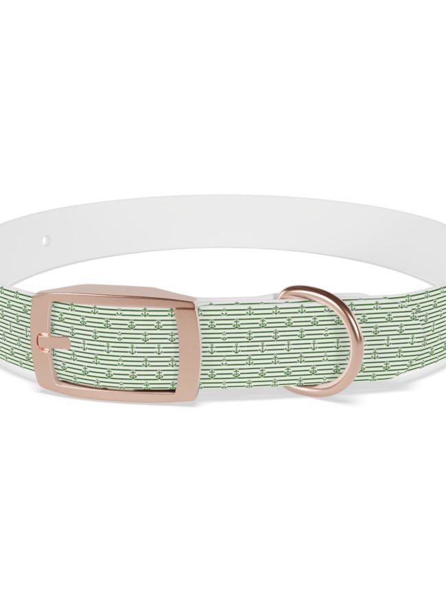Stylish Dog Collar with Unique Pattern | Pet Accessory for Fashionable Dogs, Customizable Dog Gear, Gift for Pet Lovers, Green Dog [...]
