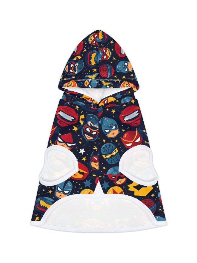 Superhero Pet Hoodie for Playful Pups, Cozy Dog Outdoor Wear, Cute Pet Costume, Unique Pet Gift, Dog Apparel for All Occasions