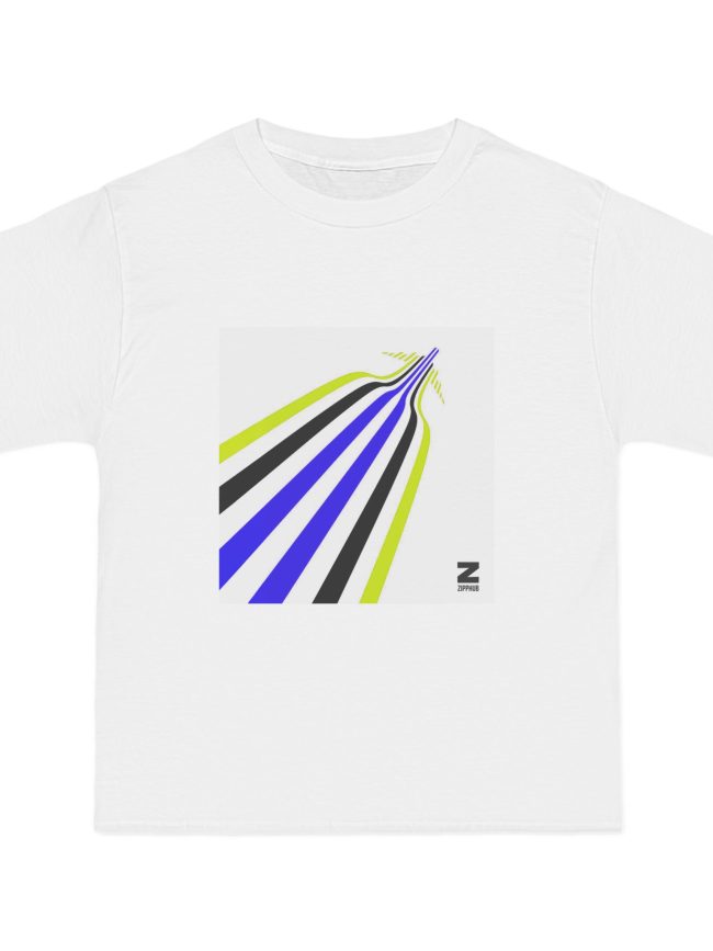 Modern Graphic Short-Sleeve T-Shirt, Casual Wear, Street Style, Minimalist Design, Unisex Fashion, Summer Shirt