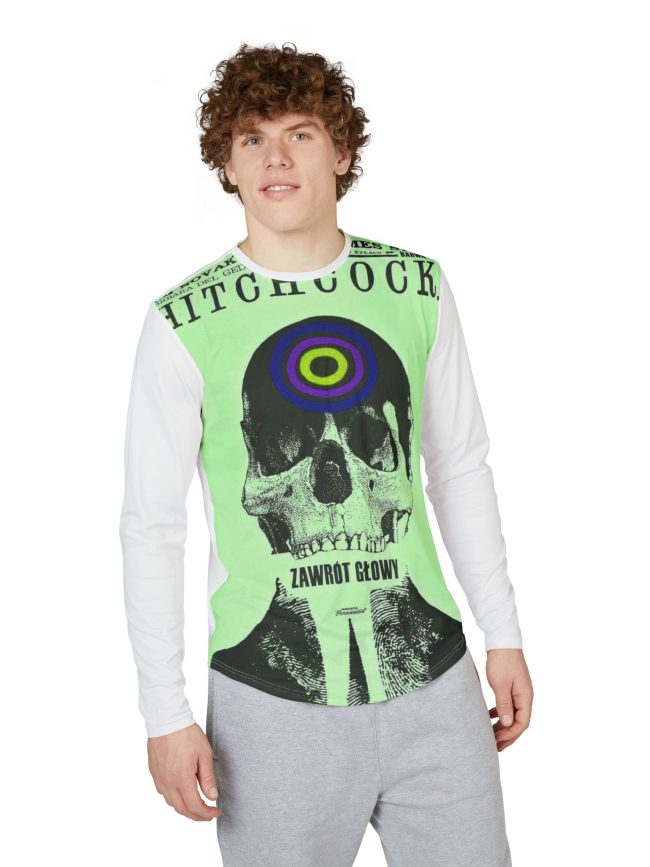 Men's UV Protection Graphic Long Sleeve Shirt - Skull Design