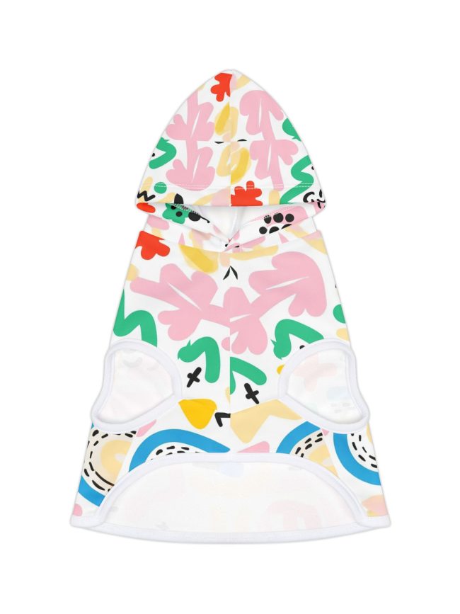 Colorful Pet Hoodie for Stylish Dogs, Trendy Dog Wear, Cute Pet Apparel, Gift for Pet Lovers, Fun Pet Clothing