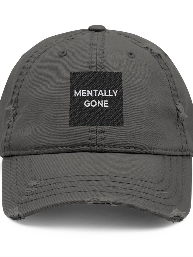 Distressed Dad Hat (Embroidery)