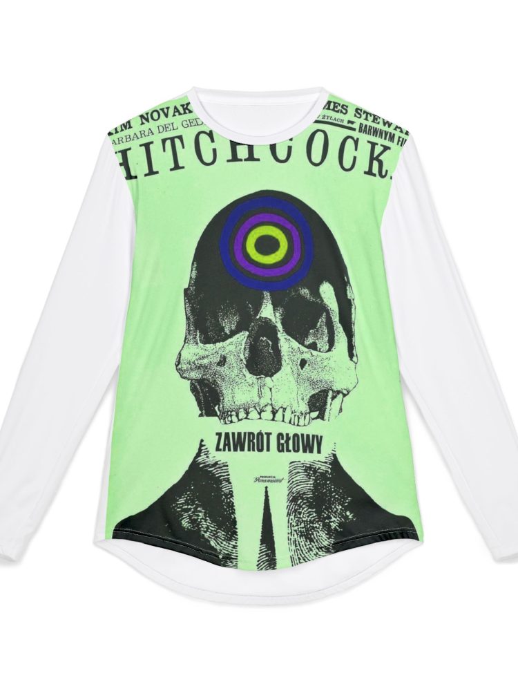 Men's UV Protection Graphic Long Sleeve Shirt - Skull Design