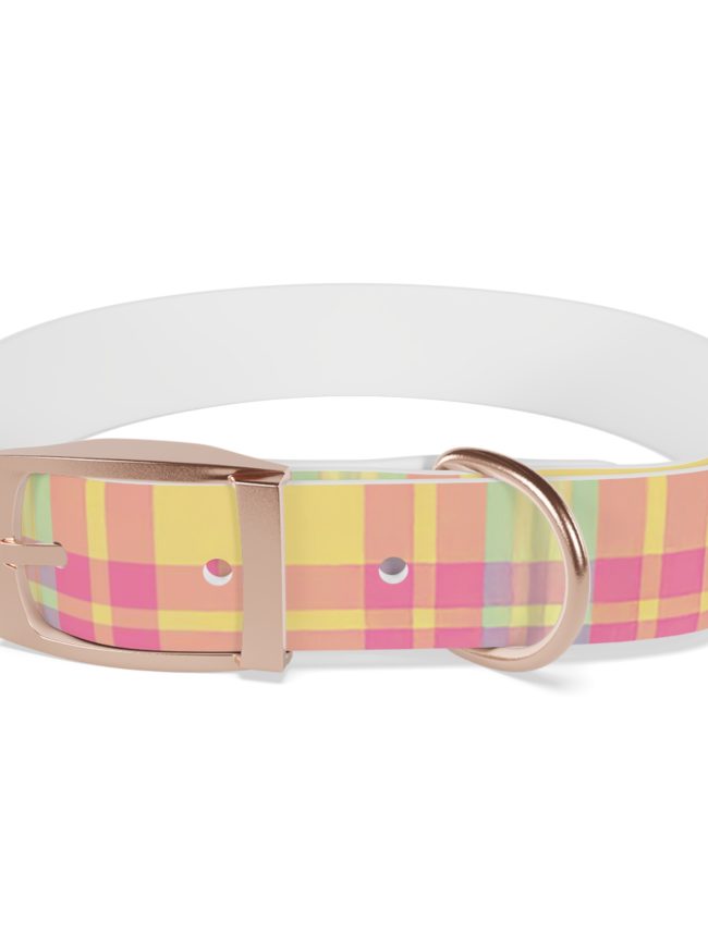 Stylish Plaid Dog Collar | Trendy Pet Accessory | Perfect for Walks, Playtime, Birthdays, Special Occasions, Pet Lovers