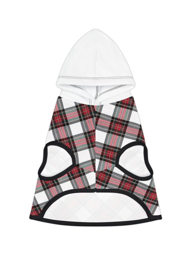 Stylish Plaid Pet Hoodie | Cozy Dog Sweater, Holiday Pet Apparel, Cute Canine Outfit, Adjustable Pet Clothes, Comfortable Dog Hoody