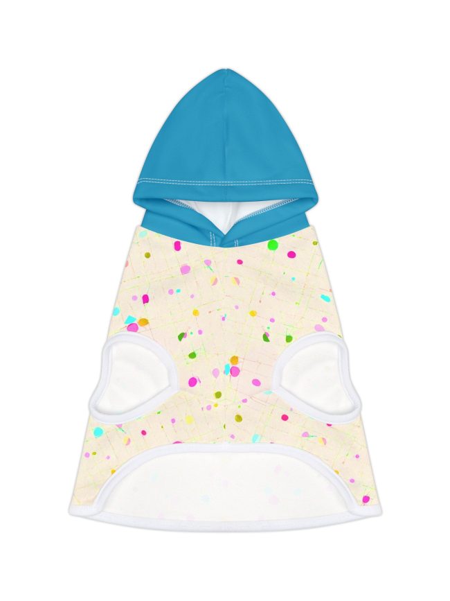 Cute Festive Pet Hoodie for Dogs, Colorful Dog Sweatshirt, Pet Apparel for Celebrations, Cozy Puppy Hooded Costume, Dog Lover Gift
