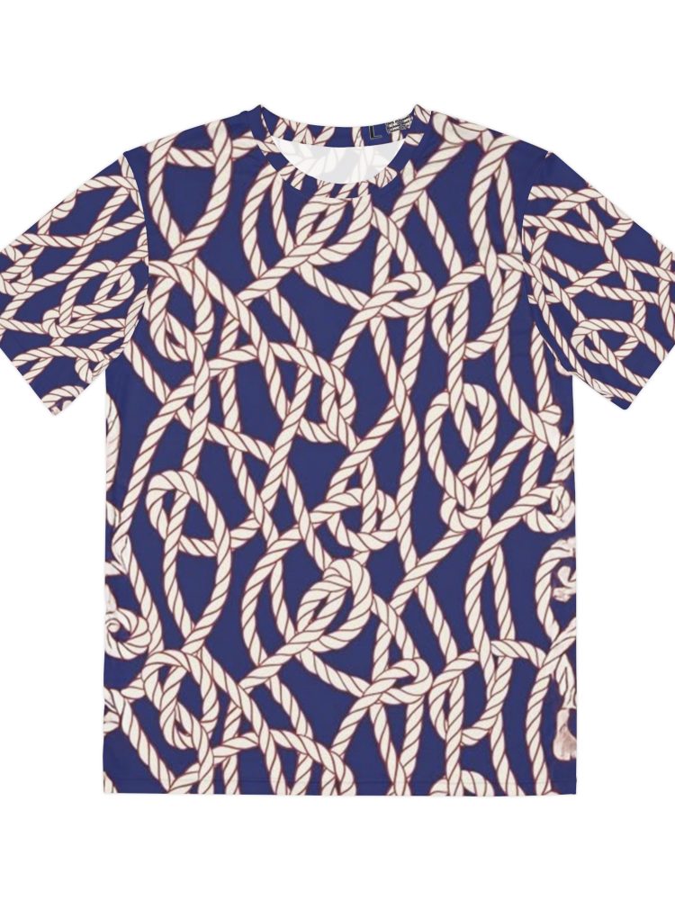 Nautical Knot Men's Polyester Tee - Perfect for Summer Adventures