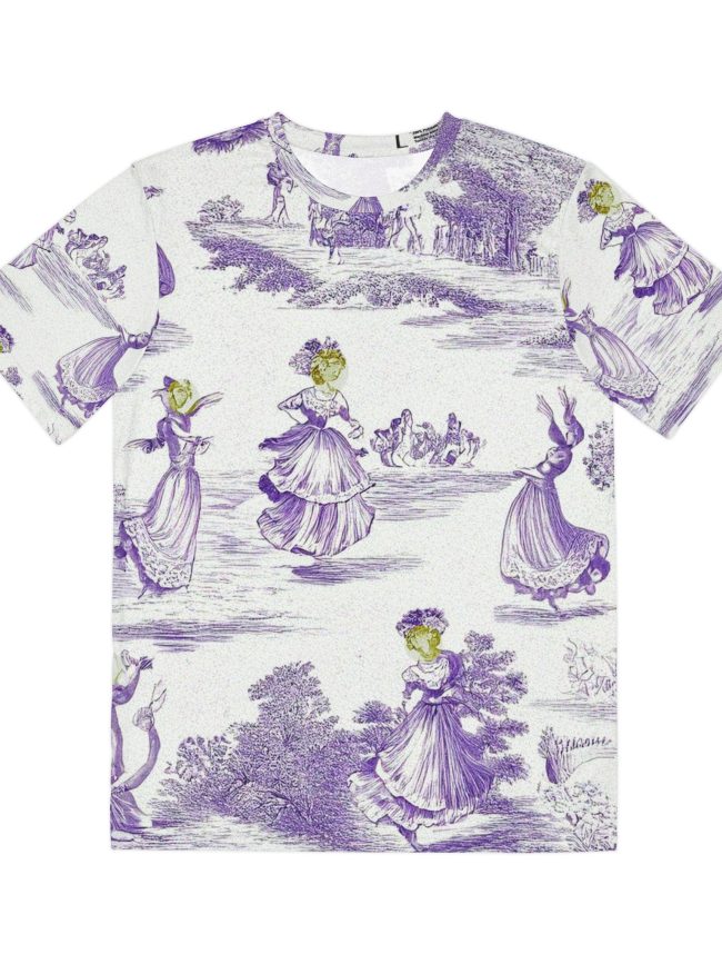 Whimsical Graphic Tee for Men, Fun Retro Polyester T-Shirt, Unique Casual Wear, Gift for Him, Vintage Style Top