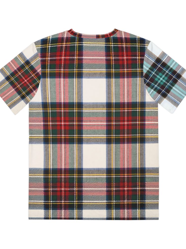 Men's Stylish Plaid Tee - Casual & Comfortable for Every Occasion