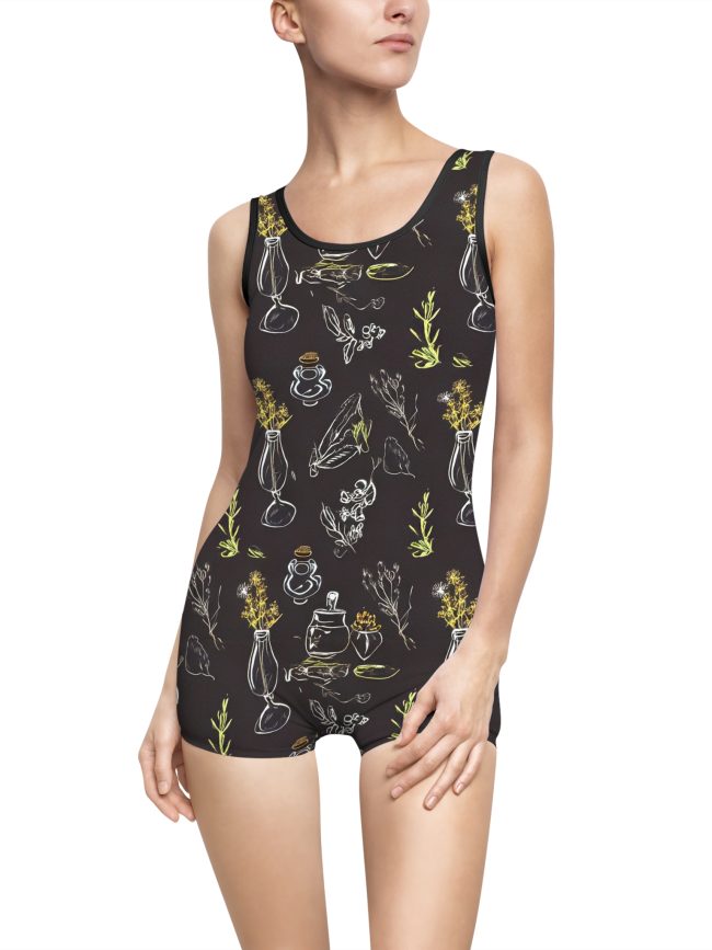 Women's Vintage Swimsuit (AOP)