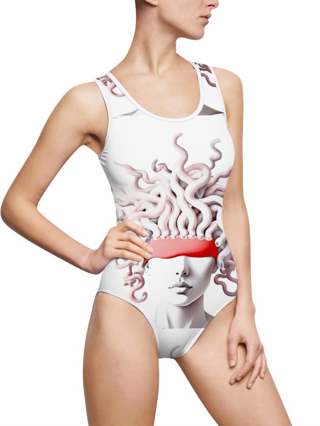 Medusa-Inspired Women's Swimsuit - Unique Swimwear, Beachwear, Pool Party Outfit, Summer Getaway, Gift for Her