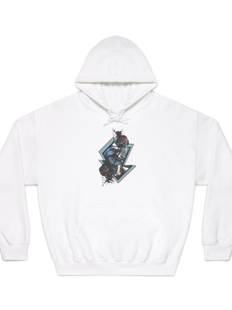 Artistic Unisex Hoodie with Unique Design, Graphic Sweatshirt for Casual Wear, Gift for Friends, Birthday, and Holidays