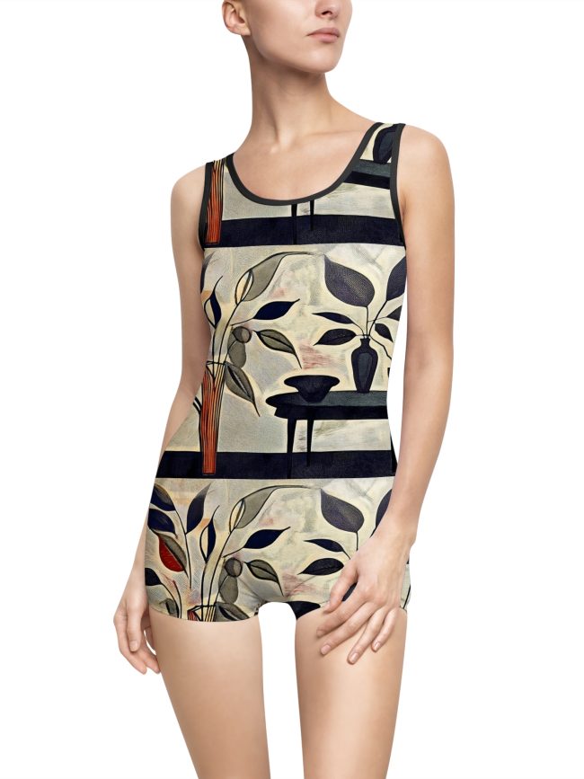 Women's Vintage Swimsuit (AOP)