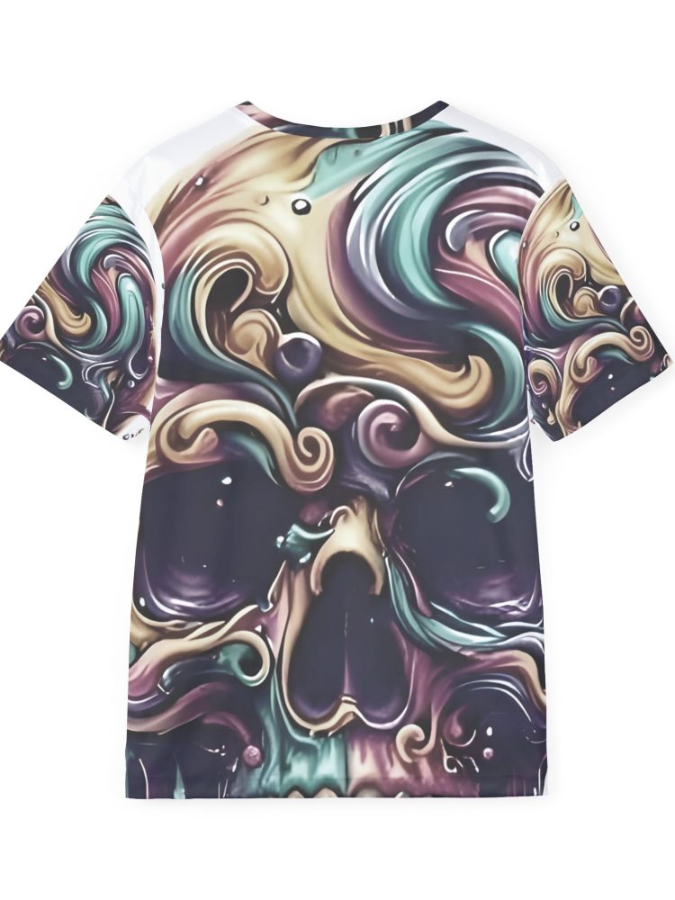 Men's AOP Sports Jersey - Edgy Skull Design - Perfect for Gamers, Festivals, Halloween - Unique Graphic Tee, Casual Wear, Gift Idea