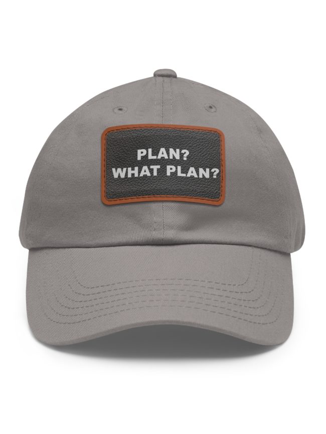 Casual Dad Hat with Leather Patch - Fun Gift, Trendy Accessory, Outdoor Apparel, Everyday Wear, Unisex Cap