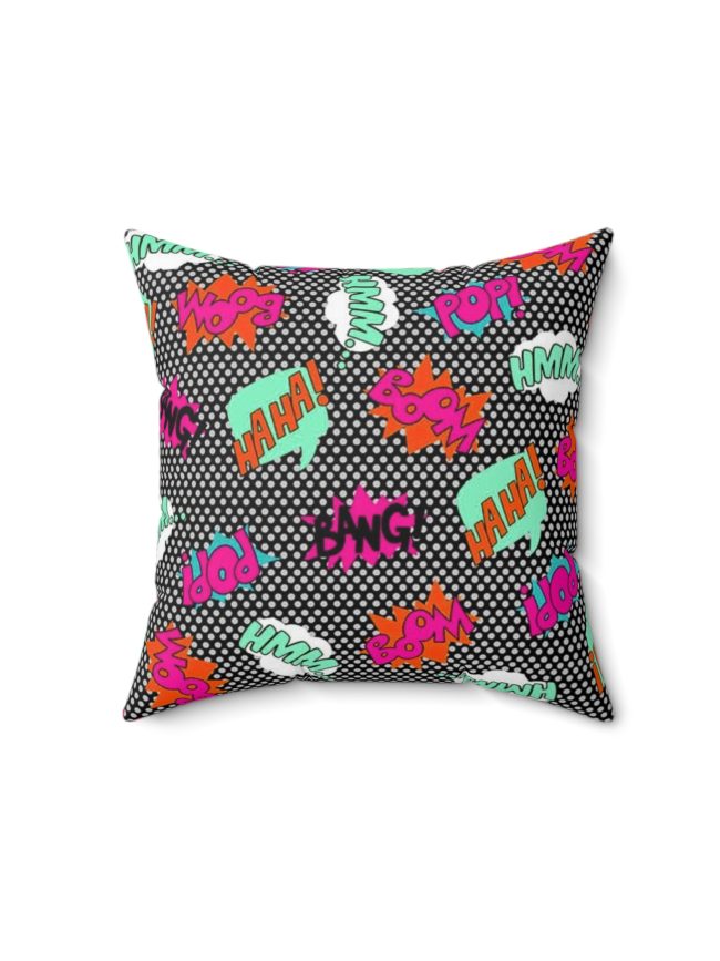 Spun Polyester Square Pillow