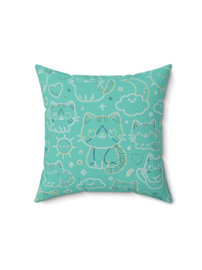 Spun Polyester Square Pillow