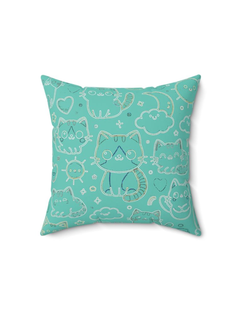 Spun Polyester Square Pillow