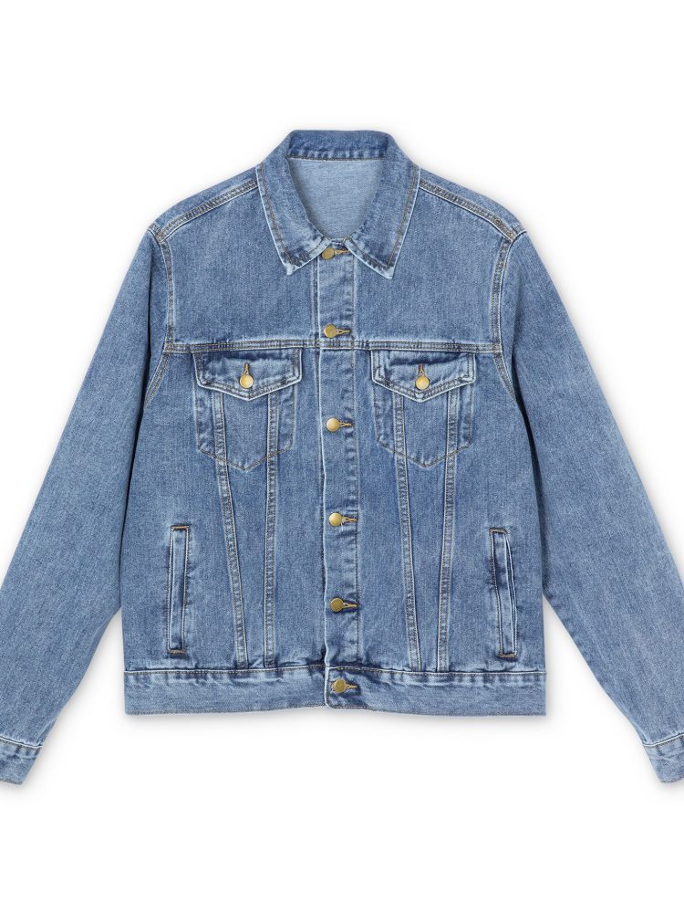 Artistic Unisex Denim Jacket, Vintage Denim Jacket, Graphic Jacket for Men and Women, Casual Jackets, Streetwear, Gift for Him and Her