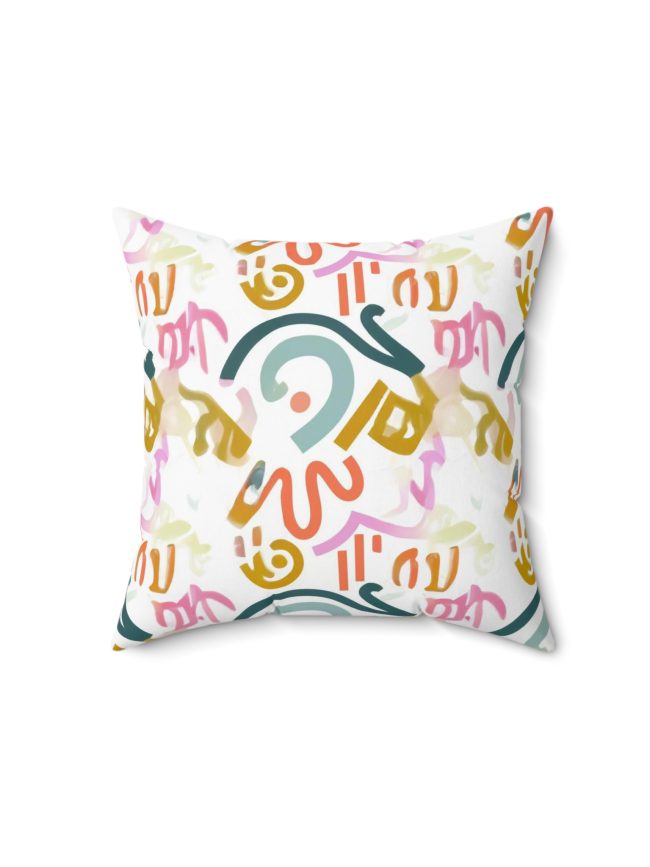 Spun Polyester Square Pillow