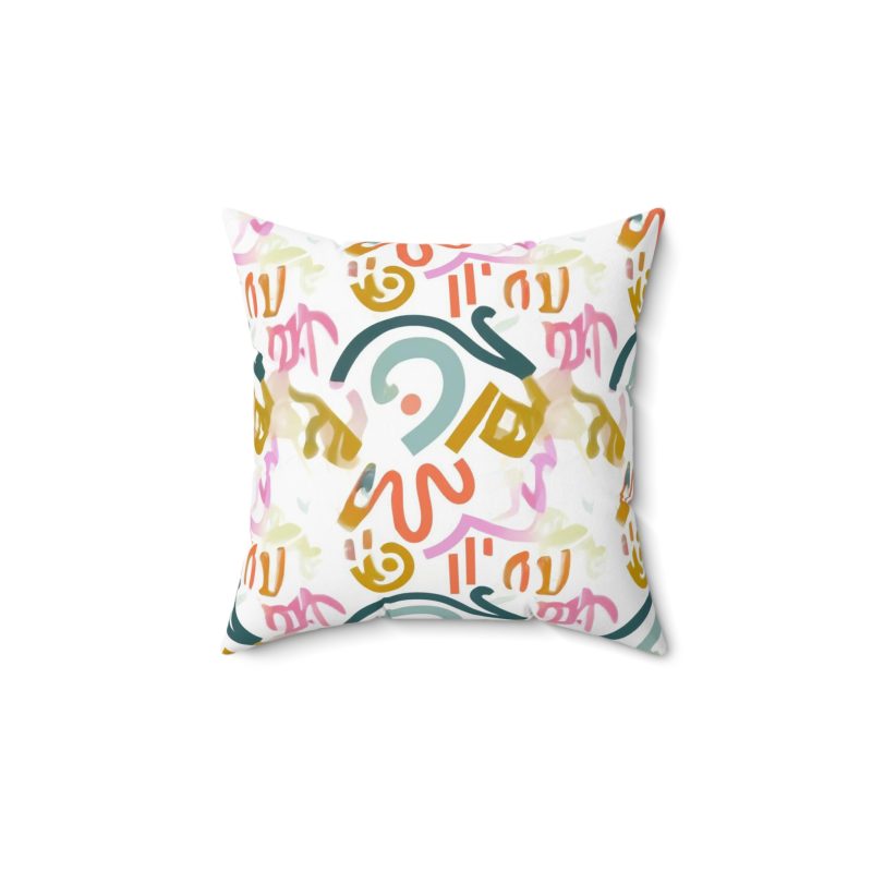 Spun Polyester Square Pillow