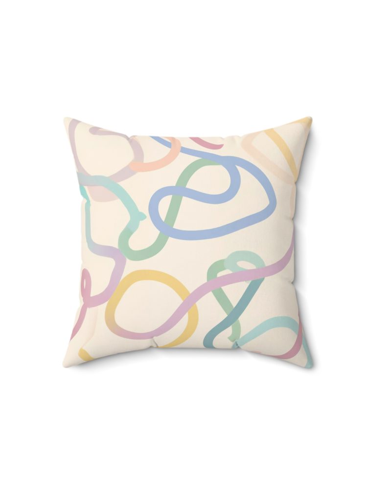Spun Polyester Square Pillow