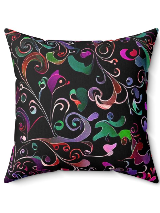 Spun Polyester Square Pillow