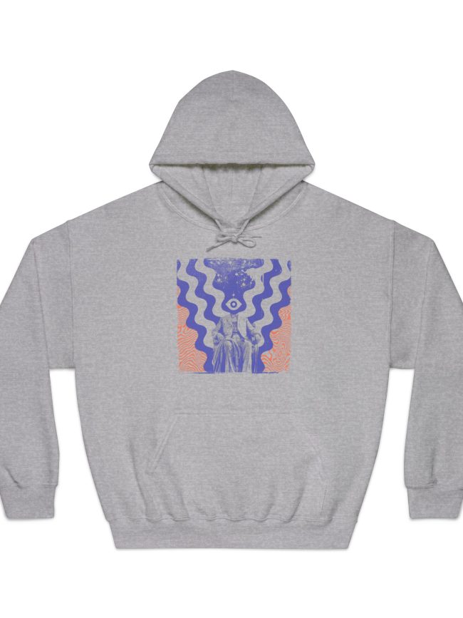 Vibrant Artistic Unisex Hooded Sweatshirt, Cozy Graphic Hoodie, Modern Streetwear, Gift for Art Lovers, Casual Fashion