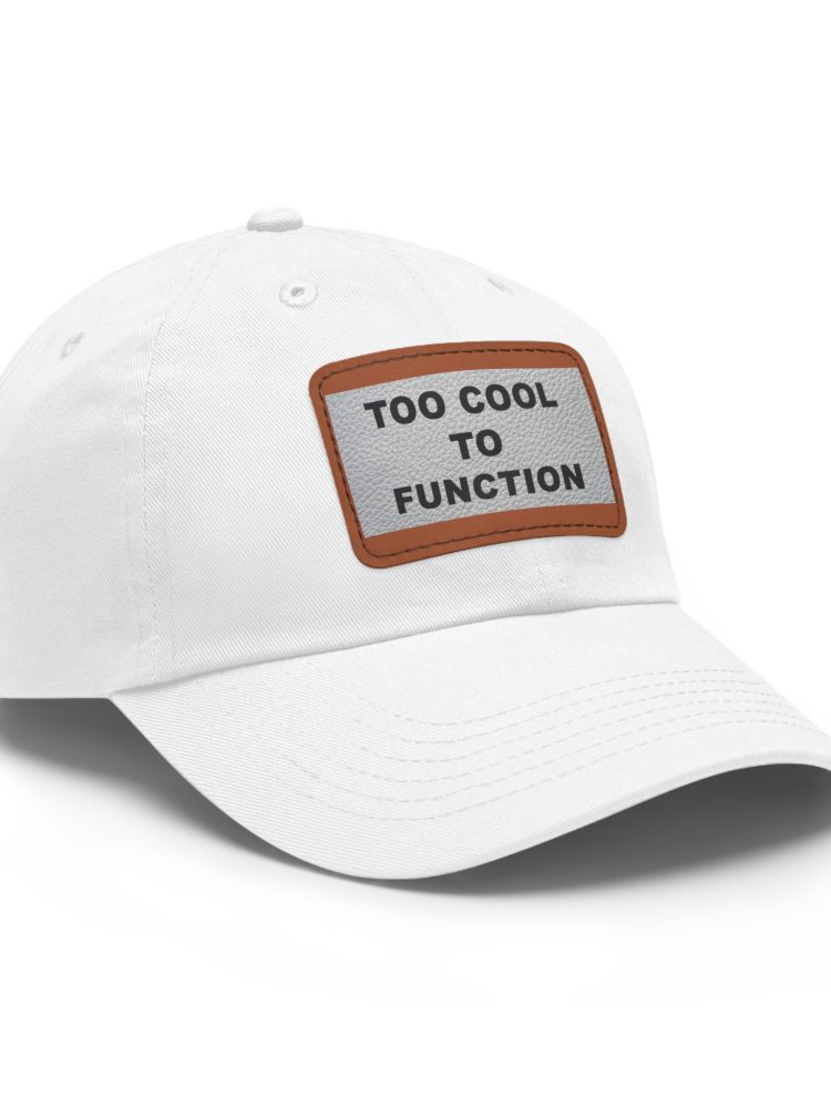 Dad Hat with Leather Patch (Rectangle)