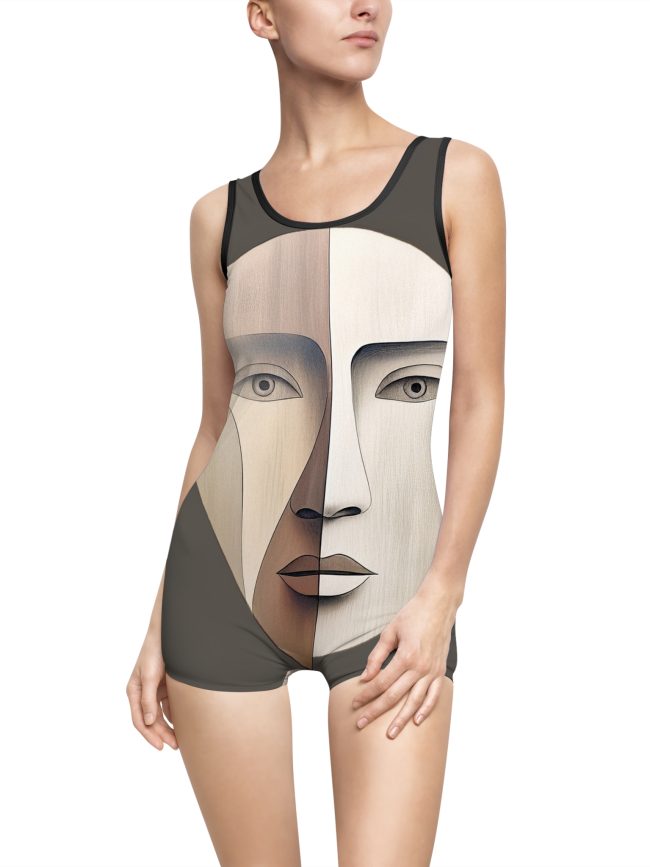 Women's Vintage Swimsuit (AOP)