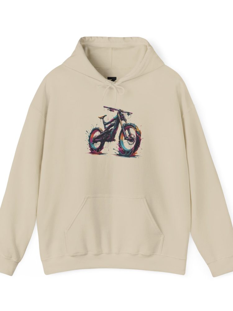 Bike Graphic Unisex Hooded Sweatshirt, Cozy Sweatshirt for Biking Enthusiasts, Gift for Cyclists, Sports Apparel, Adventure Hoodie