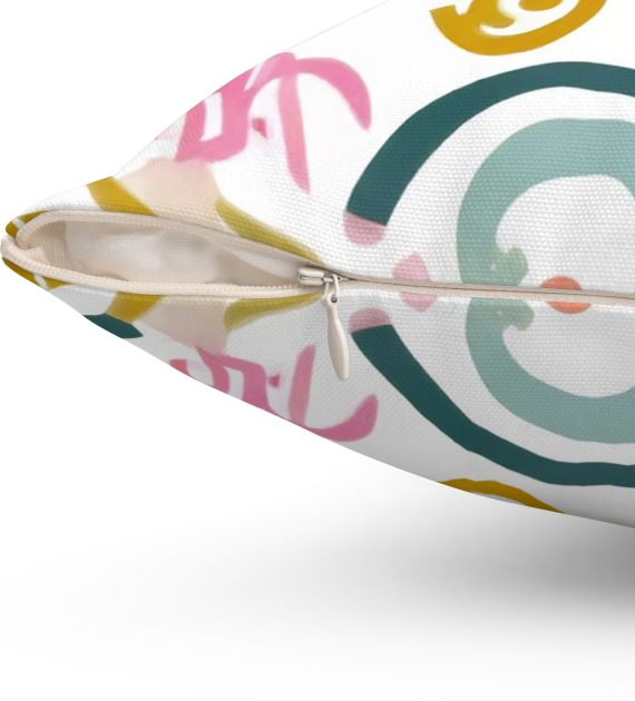Spun Polyester Square Pillow - Image 3
