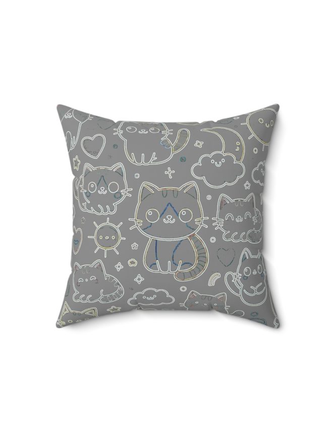 Spun Polyester Square Pillow