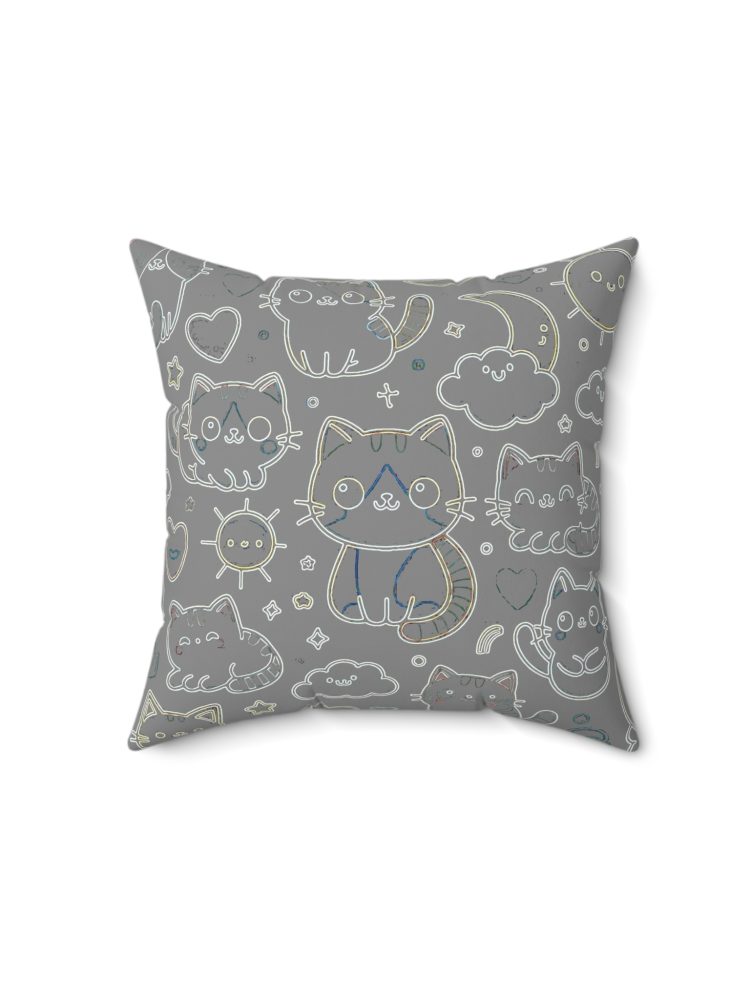 Spun Polyester Square Pillow
