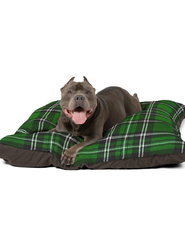 Cozy Plaid Pet Bed - Comfortable and Stylish Dog Mattress for Home