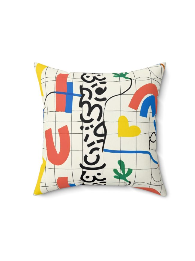 Spun Polyester Square Pillow