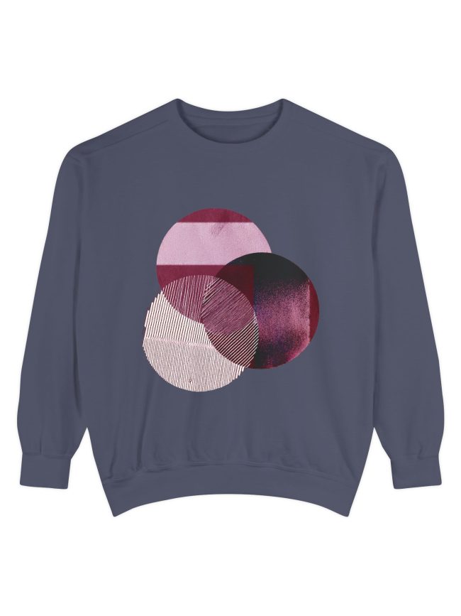 Colorful Circle Design Unisex Sweatshirt, Cozy Apparel, Perfect for Casual Wear, Gift for Birthdays, Unique Fashion