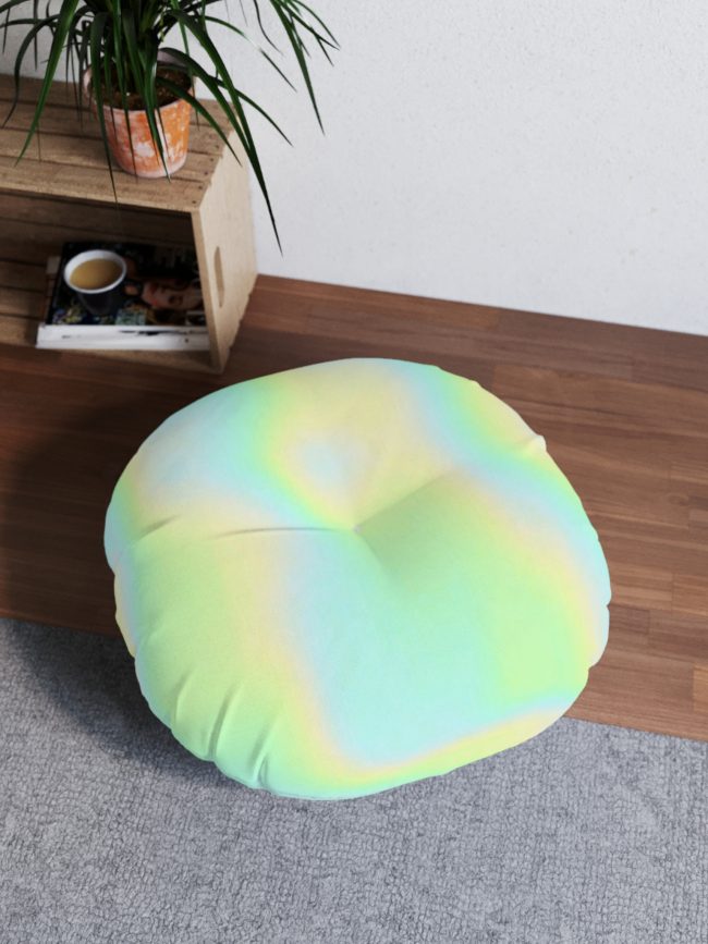 Tufted Floor Pillow, Round