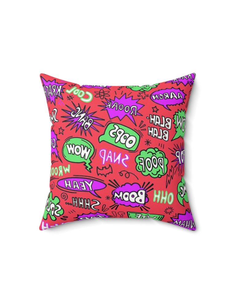 Spun Polyester Square Pillow