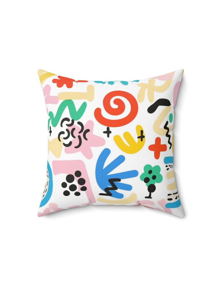 Spun Polyester Square Pillow