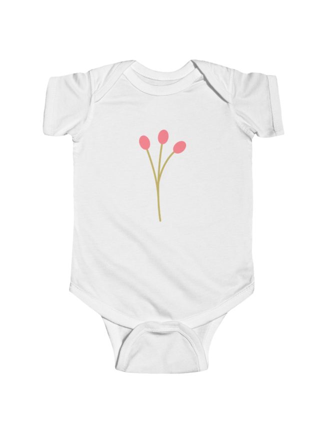 Delicate Floral Infant Bodysuit, Baby Shower Gift, Cute Baby Clothes, Newborn Outfit, Mother’s Day Present, Spring Fashion